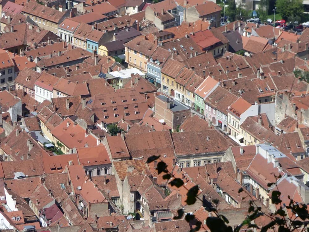 Brașov · Old Town rooftops
